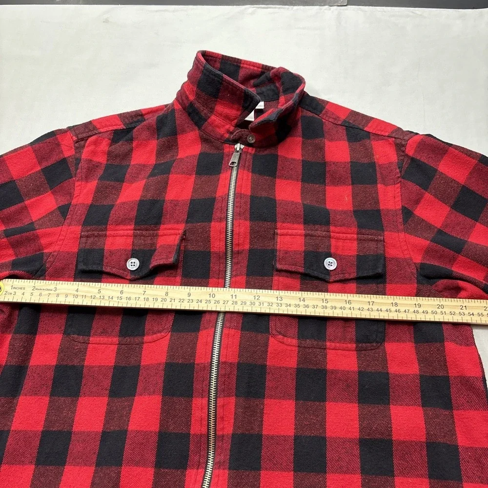 Jones New‎ York Women's Lg Red & Black Buffalo Plaid Jacket